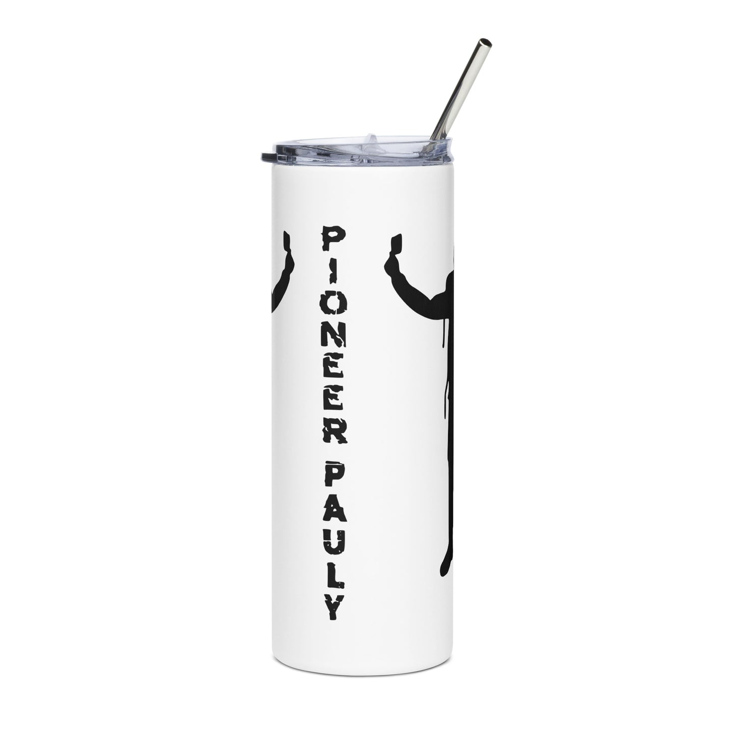 Pioneer Pauly White Stainless Steel Tumbler