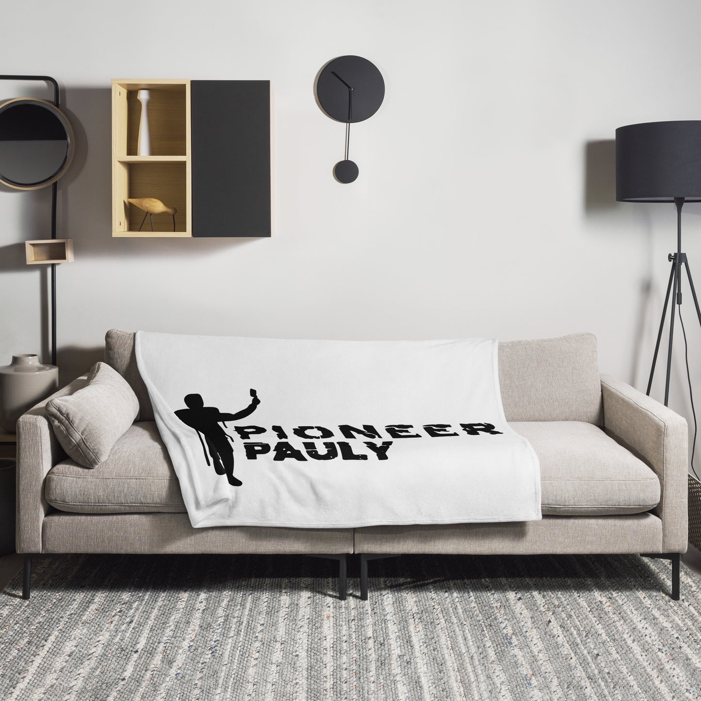 Pioneer Pauly White Throw Blanket