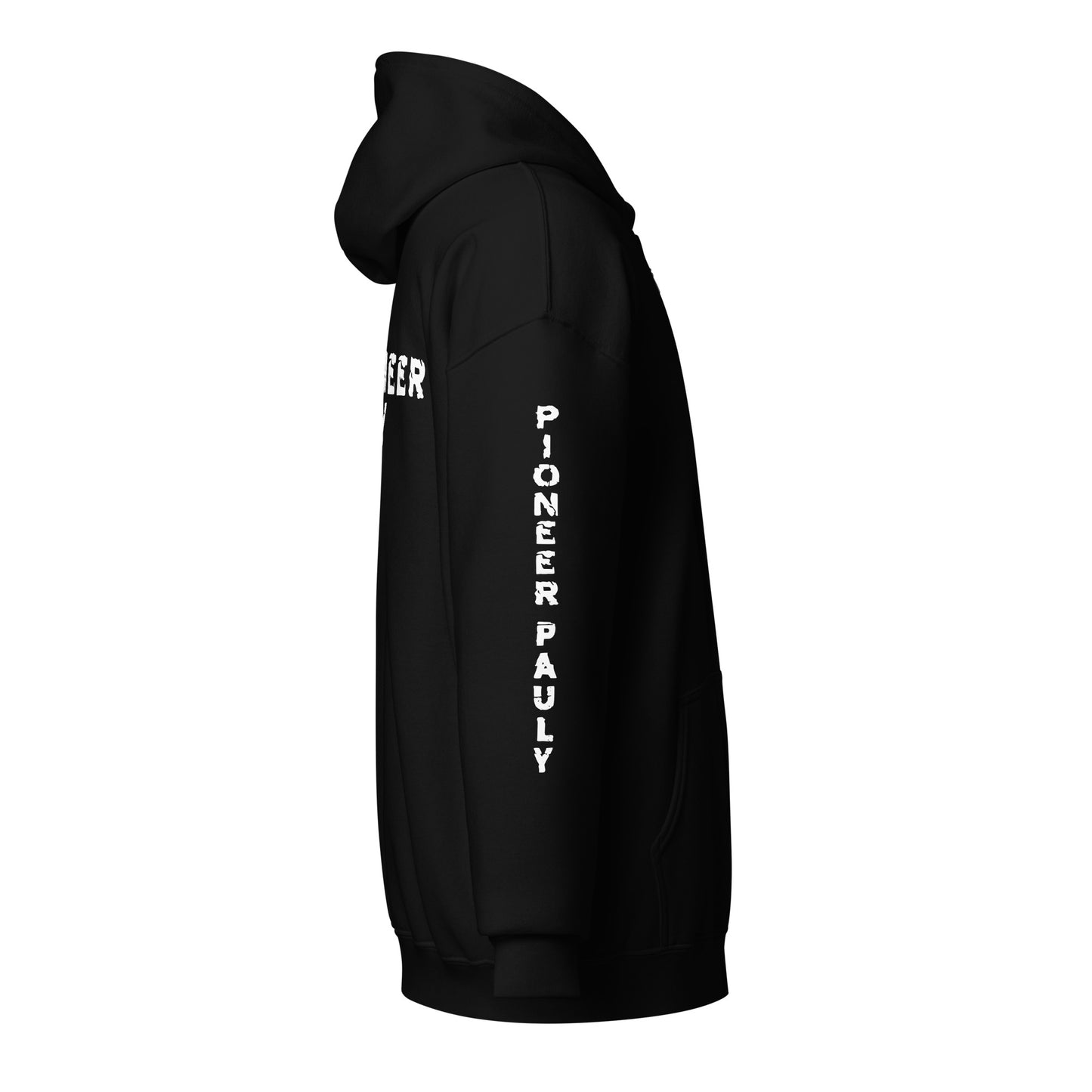PioneerPauly Signature White Logo Zip Hoodie