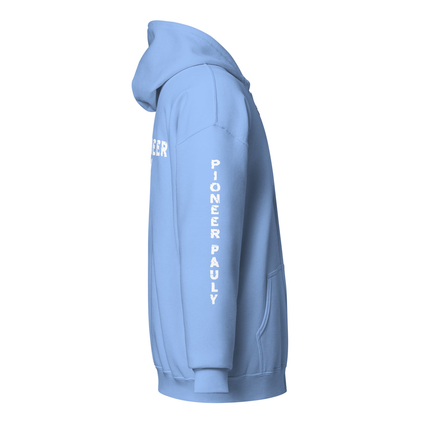 PioneerPauly Signature White Logo Zip Hoodie