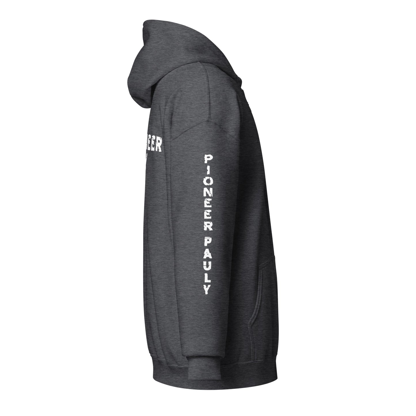 PioneerPauly Signature White Logo Zip Hoodie