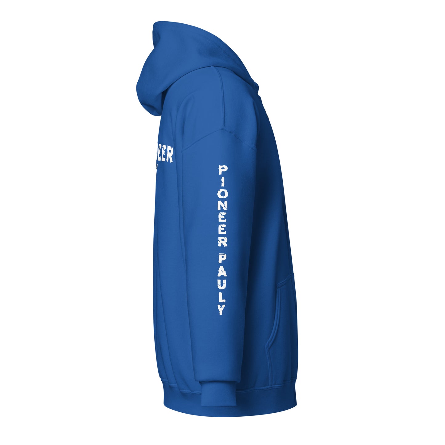 PioneerPauly Signature White Logo Zip Hoodie