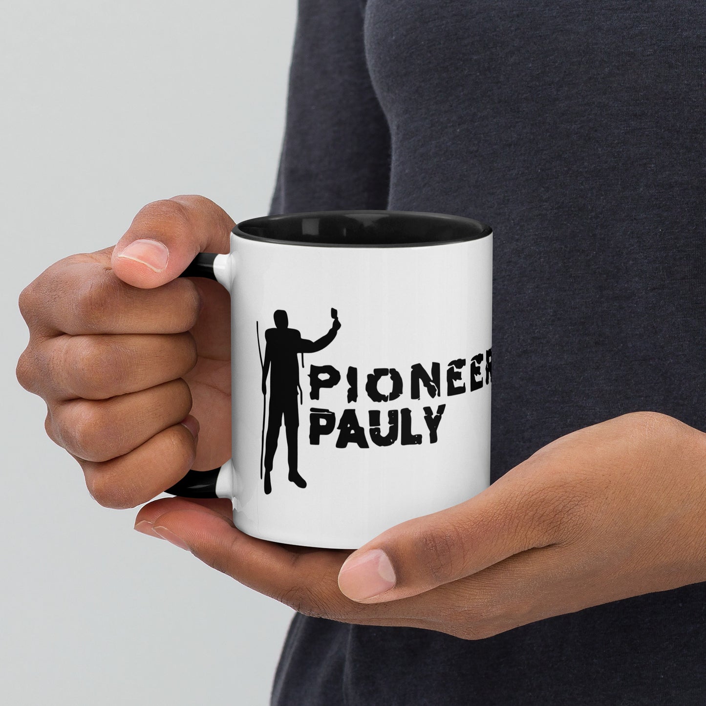 Pioneer Pauly Black Logo Coffee Mug