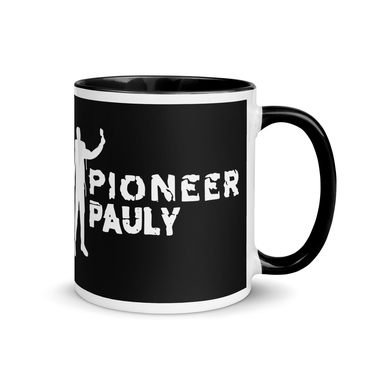 Pioneer Pauly White Logo Coffee Mug