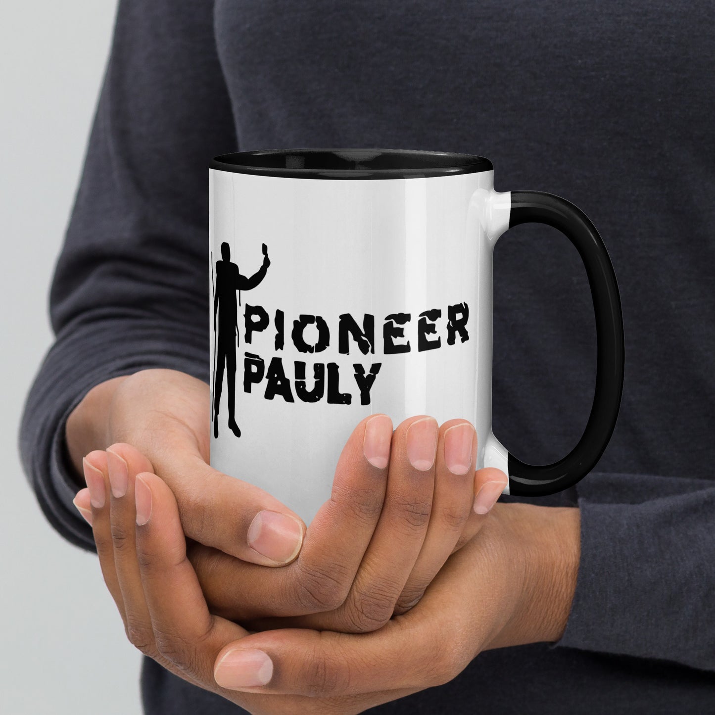 Pioneer Pauly Black Logo Coffee Mug