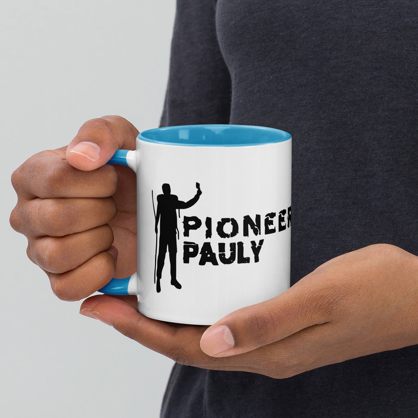 Pioneer Pauly Black Logo Coffee Mug