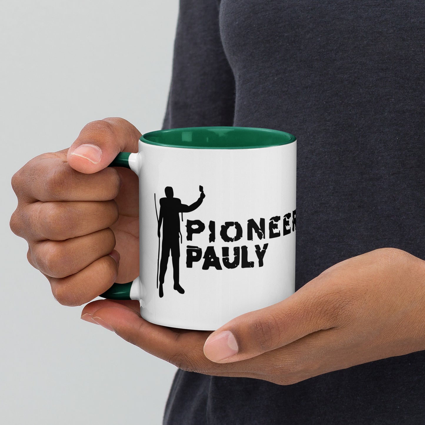 Pioneer Pauly Black Logo Coffee Mug