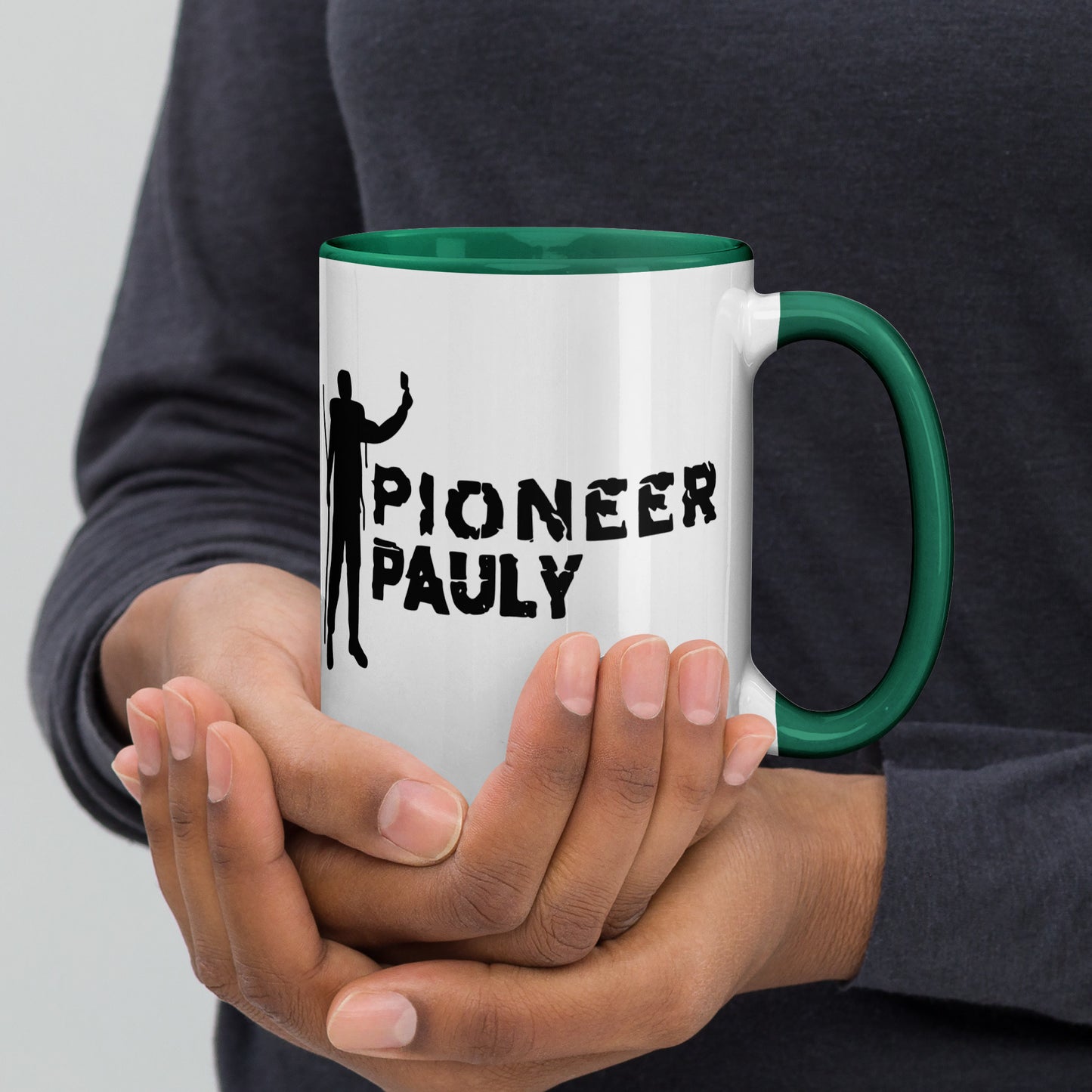 Pioneer Pauly Black Logo Coffee Mug