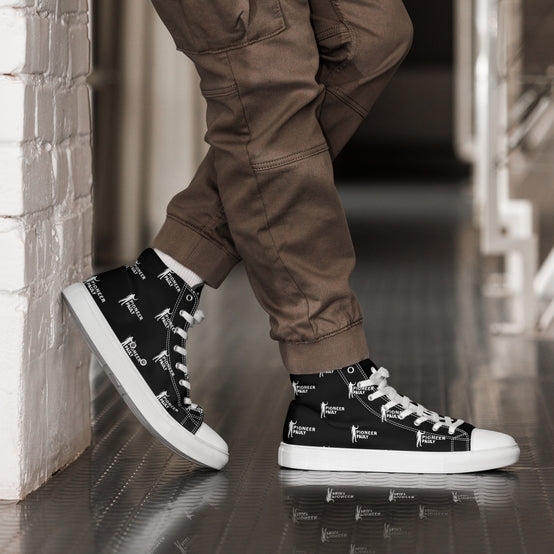 PioneerPauly Custom Logo High Top Canvas Shoes