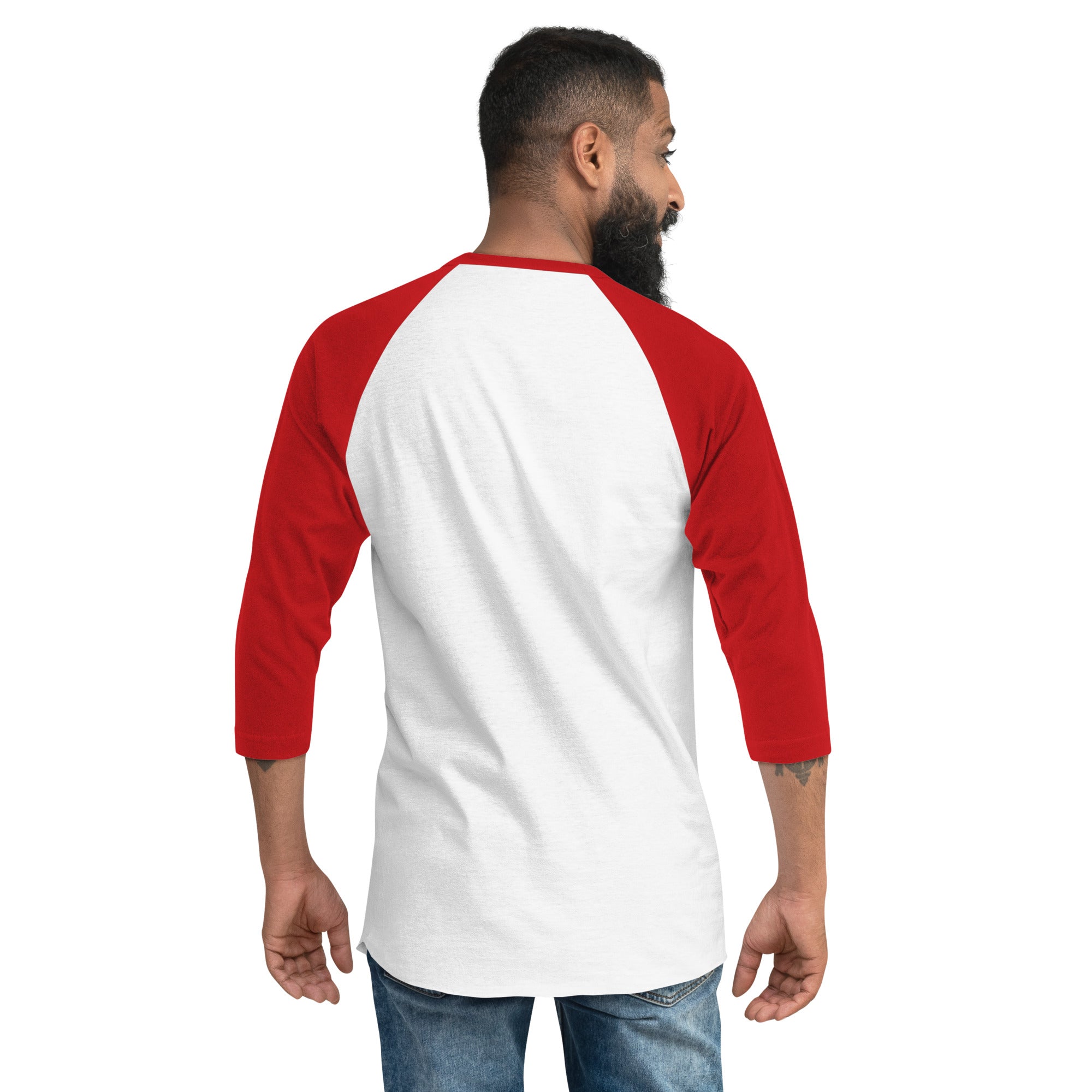 PioneerPauly Raglan 3/4 Sleeve Shirt with Dark Logo