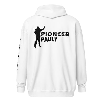PioneerPauly Classic Black Logo Zip Hoodie