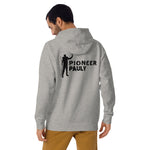Load image into Gallery viewer, PioneerPauly Deluxe Hoodie with Black Logo
