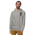 Load image into Gallery viewer, PioneerPauly Deluxe Hoodie with Black Logo
