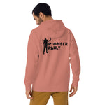 Load image into Gallery viewer, PioneerPauly Deluxe Hoodie with Black Logo
