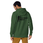 Load image into Gallery viewer, PioneerPauly Deluxe Hoodie with Black Logo
