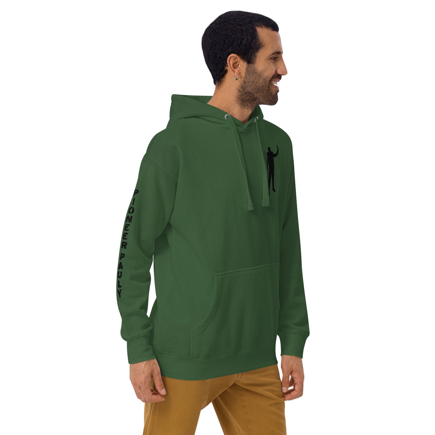 PioneerPauly Deluxe Hoodie with Black Logo