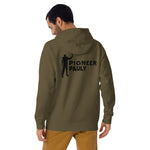Load image into Gallery viewer, PioneerPauly Deluxe Hoodie with Black Logo
