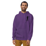 Load image into Gallery viewer, PioneerPauly Deluxe Hoodie with Black Logo
